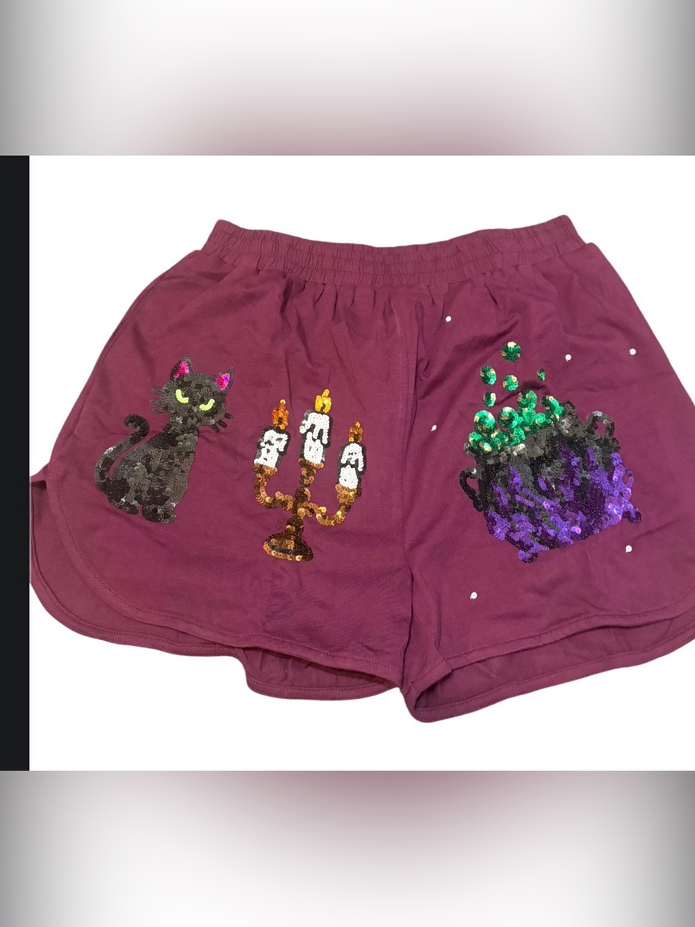 Hocus Pocus Boutique Sequin Lounge Set M Disney Halloween Sanderson Sisters - Picture 4 of 9